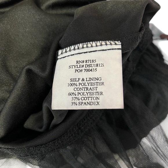 Ruby Roxy - Women’s Y2K Strapless Ruffle Sequin Dress Sz. 9 - Picture 7 of 7